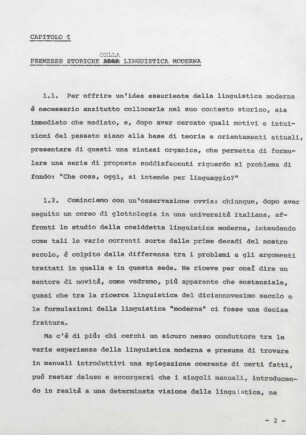 1-16, Capitolo 1 – Premesse storiche della linguistica moderna