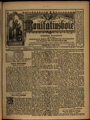 Ausgabe vom Sonntag, den 02. März 1919.