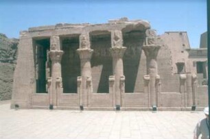 Säulenhalle : Ägypten. Edfu. Horus-Tempel (237-57ante). Säulenhalle