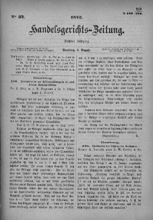 No. 32. 9. August 1873