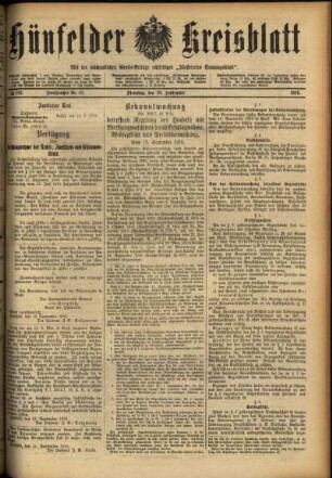 Ausgabe vom Dienstag, den 19. September 1916.