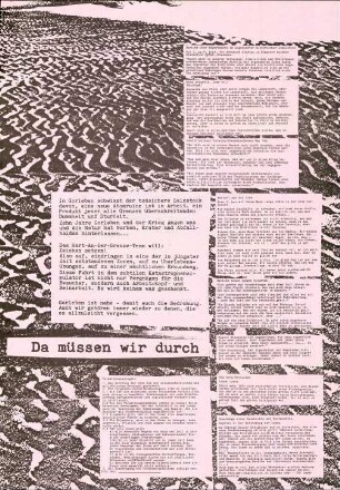 da müssen wir durch