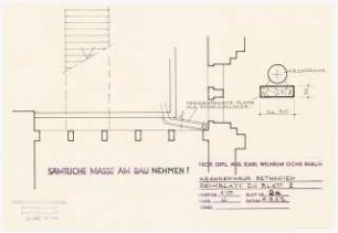 Evangelisches Diakonissenkrankenhaus Bethanien, Berlin-Kreuzberg Umbau. Zentralküche: Ergänzungen 1:50