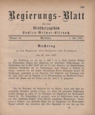 Nr. 28 : 1. Juli 1868