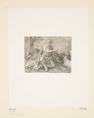 Johannes der Täufer in der Wüste