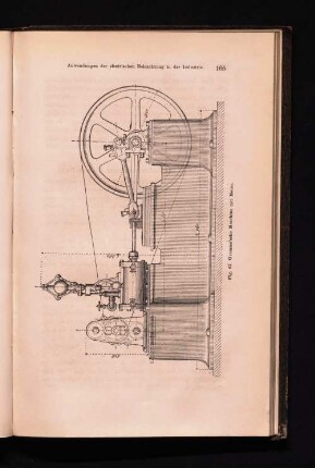 Fig. 67. Gramme´sche Maschine mit Motor.