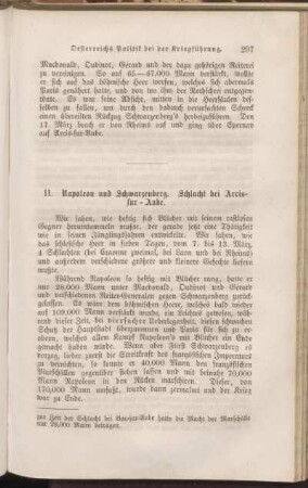 11. Napoleon und Schwarzenberg. Schlacht bei Arcis-sur-Aube.