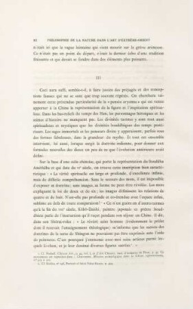 III. [L'unité de déeloppement de l'art chinois]