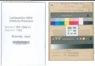 Entnazifizierung Josef Braendle , geb. 08.05.1921 (Polizist)