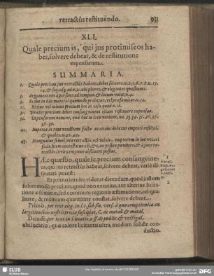 XLI. Quale precium is, qui ius protimiseos habet, solvere debeat, & de restitutione expensarum