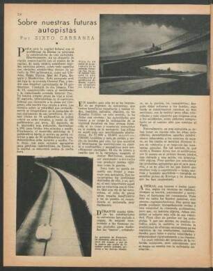 Sobre nuestras futuras autopistas