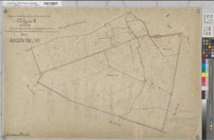 Epe, Gronau (Gronau), Alstätte (Ahaus), Wessum (Heek), Zusammenlegung des Amtsvenns, Bl 1 Urkarte II Gronau Flur 25