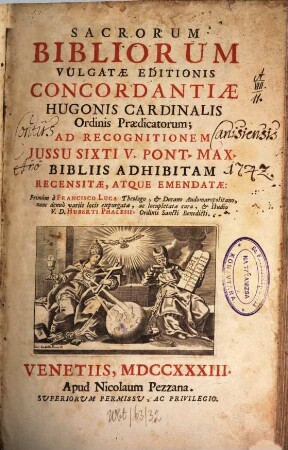 Sacrorum Bibliorum vulgatae editionis concordantiae