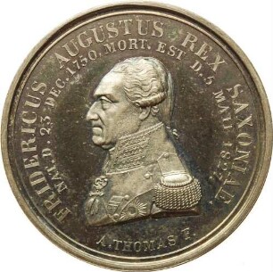 König Friedrich August I.- Tod
