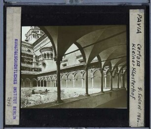 Pavia, Certosa di Pavia (Kartause) : Kleiner Kreuzgang