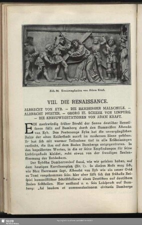 VIII. Die Renaissance