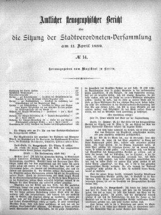 No. 14, 11. April 1889