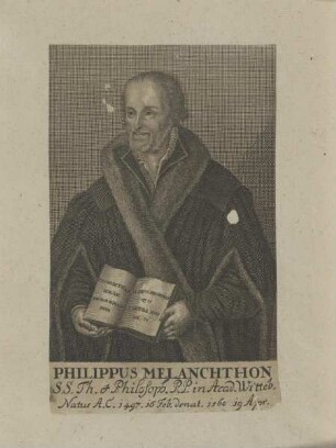 Bildnis des Philippus Melanchthon