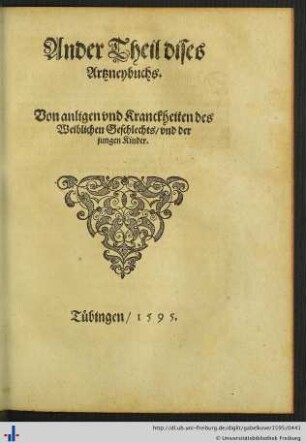 Ander Theil dises Artzneybuchs