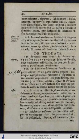De Thorace.