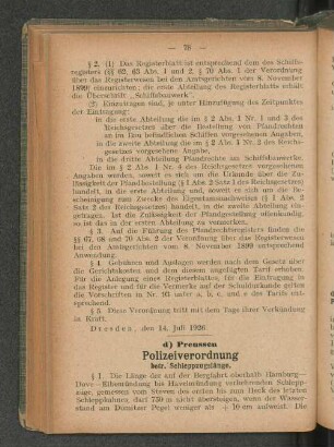 Polizeiverordnung