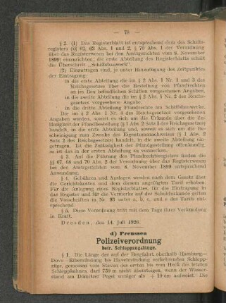 Polizeiverordnung