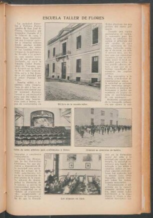 Escuela taller de flores