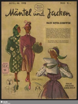 Mäntel und Jacken : nach Beyer-Schnitten