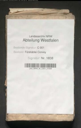 Verzeichnisse der Lehnspertinentien der von Kanne zu Bruchhausen