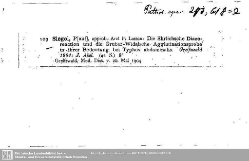 Pathologia specialis 0293,61.g