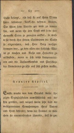 Neuntes Kapitel