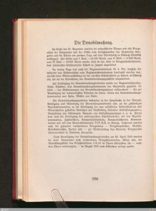 Die Demobilmachung
