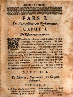 Tract. iur. de successione haereditaria, ad L. III. Decret. tit. 26 - 27