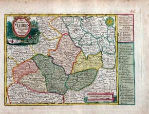 Das Marggrafthum Maehren ; mit Fleiss verfertiget und gestochen von Johann George Schreibern in Leipzig