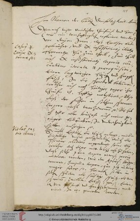 Teil XVIII: Joachim Strupp von Gelnhausen, Ärztliches Gutachten für Kurfürst Ludwig VI.