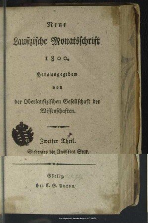 1800,7/12: Neue lausizische Monatsschrift