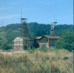 Auerbach. Industriedenkmal Doppelschachtanlage Maffei-Schächte