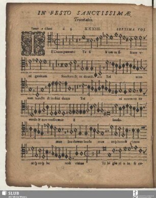 XXXIII. Te Deum patrem ingenitum