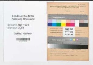 Entnazifizierung Heinrich Gehse , geb. 04.05.1907 (Oberleutnant)