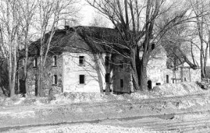 Ralbitz-Rosenthal-Naußlitz. Ehem. Jurasmühle, Ansicht, ruinös