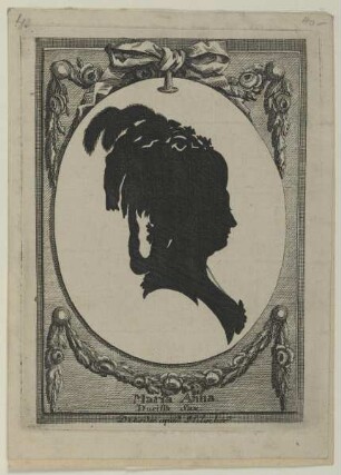 Bildnis der Maria Anna Ducissa Sax.