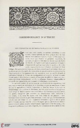 3. Pér. 20.1898: Les expositions internationales de Vienne : correspondance d'Autriche