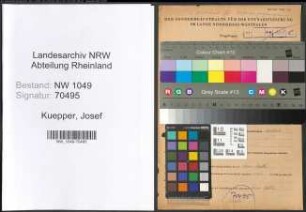 Entnazifizierung Josef Kuepper , geb. 09.03.1883 (Landwirt)
