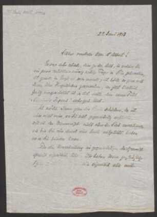 Brief an Eugen d' Albert : 22.06.1913