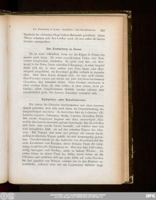 Die Eintheilung in Zonen.