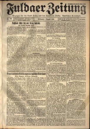 Ausgabe vom Mittwoch, den 01. August 1928.