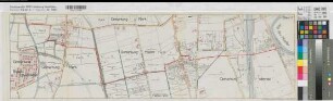 Hamm (Hamm) neue Gemeindegrenze Blatt 1 Lageplan, 3 Expl. 1938 1 : 2500 28 x 95 farb. Druck Stadtvermessungsamt Hamm Regierung Arnsberg Nr. 17766