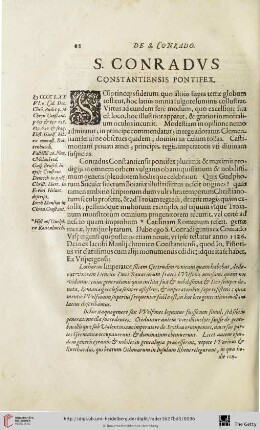 S. Conradus