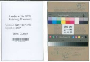 Entnazifizierung Gustav Bohn , geb. 22.01.1896 (Inspektor)