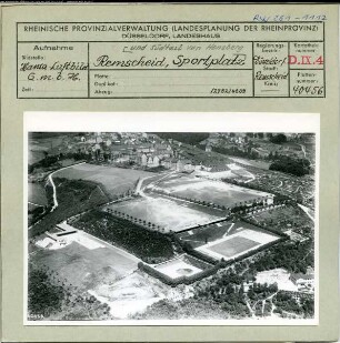 Remscheid, Honsberg, Sportanlagen